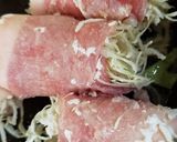 豚肉のキャベツロール焼き作り方2写真