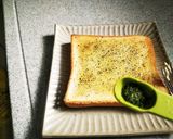 かおり使いで簡単、塩パン風青じそトースト作り方3写真
