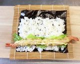 残った海老天で！海老天マヨ海苔巻き作り方6写真