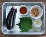 【副菜】なすのレンジ蒸し作り方1写真