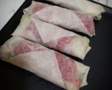 牛肉とキノコの春巻❨(@≧↺≦@)❩ノ作り方4写真