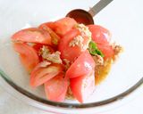 〈くらし薬膳〉トマトのツナぽん酢和え作り方3写真