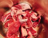 圧力鍋で牛すじの下茹で✿作り方1写真