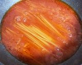 トマト煮込みリメイクパスタ作り方1写真