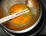 黒い衝撃！？チョコ入り玉子焼き作り方1写真