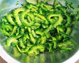 絶品☆ゴーヤの青椒肉絲作り方1写真