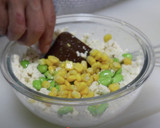 やさしい甘み♪枝豆コーンと豆腐の落し焼き作り方5写真