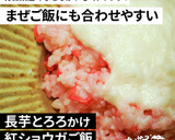 とろろご飯 明太子がつんとレモンソース作り方3写真