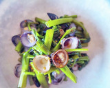 簡単ヘルシー♪しじみと青菜の醤油蒸し作り方4写真