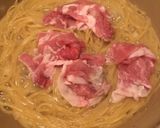 フライパン１つ！豚肉と明太子の和風パスタ作り方5写真
