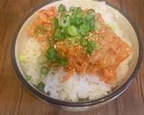 シーチキムチ　胡麻油&ポン酢仕立て作り方2写真