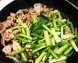 豚コマと小松菜の中華風炒め♪作り方3写真