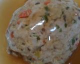 鶏豚ひき肉の大きい蒸し肉団子、あんかけで作り方8写真