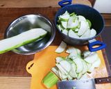 沖縄流！へちまの味噌汁の作り方。作り方1写真