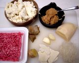 具材たっぷり坦々崩し豆腐鍋作り方1写真