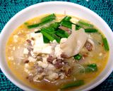 具材たっぷり坦々崩し豆腐鍋作り方4写真