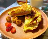 焼き生ハムメロンパン作り方5写真