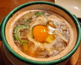 牛肉＆ゴーヤ　肉豆腐の一人小鍋　発酵玉葱作り方5写真