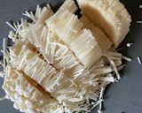 めんつゆで簡単！手作りなめ茸作り方1写真