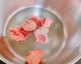 断糖高脂質✿牛すじときのこクリームスープ作り方1写真