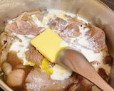 断糖高脂質✿牛すじときのこクリームスープ作り方3写真