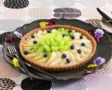 ロースイーツ♪マスカットと桃の生タルト作り方7写真