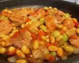 鶏肉と大豆のオイスターソース炒め作り方4写真