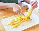 とうもろこしと塩昆布ごはん作り方2写真