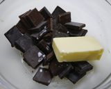超濃厚!レアチョコブラウニー作り方1写真