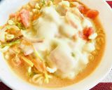 残り野菜で ごま風味ロゼラーメン！作り方9写真