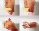 豚ロースのチーズ巻き⁂トマト煮込み作り方2写真