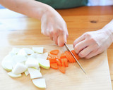 皮ごと野菜の豚汁作り方1写真