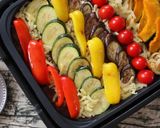 夏野菜のホットプレートで焼きチーズカレー作り方4写真