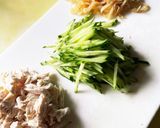 クラゲとササミ　　　　胡麻酢和え作り方4写真