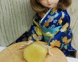 リカちゃん♡エリンギフリルレタス生姜焼き作り方1写真