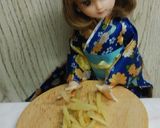 リカちゃん♡エリンギフリルレタス生姜焼き作り方2写真