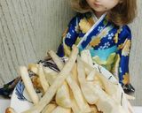 リカちゃん♡エリンギフリルレタス生姜焼き作り方5写真