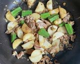 超簡単！長芋とオクラの麺つゆ炒め作り方7写真