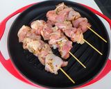 鶏肉のスブラキ(串焼き)作り方2写真