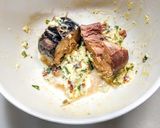 サバ缶と乾燥トマトにバジルのリエット作り方3写真