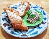 サバ缶と乾燥トマトにバジルのリエット作り方5写真