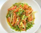 セロリ＆トマト☆柔らか鶏むね肉の南蛮漬け作り方7写真
