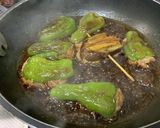 陶板焼きのタレを使ったピーマンの肉詰め作り方3写真