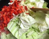 豚ひき肉とキャベツの炒め物作り方4写真