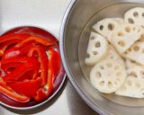 ＊鶏手羽とれんこんの黒酢煮＊作り方2写真