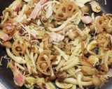 キノコたっぷりのパスタ作り方8写真