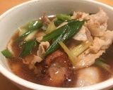 豚バラと九条ネギの麺のつけ汁作り方10写真