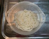 こんにゃく麺の焼きうどん風作り方1写真