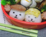 お弁当に✿ほのぼの寿司あざらしのおにぎり作り方9写真