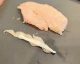 鶏肉とほうれん草のペペロンチーノ作り方1写真